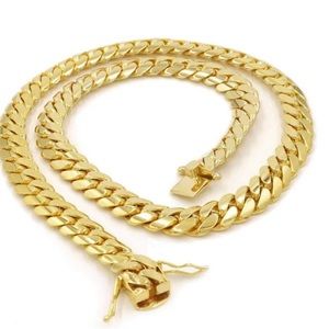 14K Gold Miami Cuban Necklace 8mm 26”